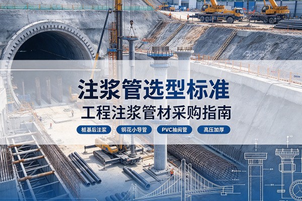 平潭注浆管选型标准