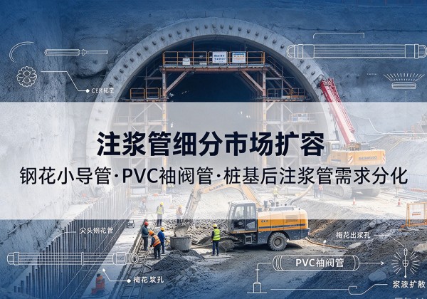 平潭注浆管细分市场扩容，隧道钢花小导管、PVC 袖阀管、桩基后注浆管需求分化